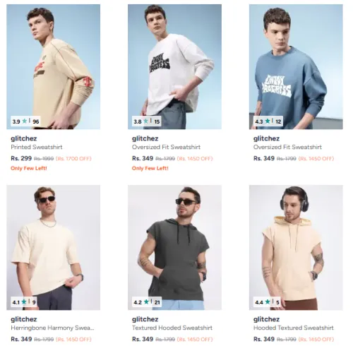 Image of Glitchez Sweatshirt Men's Sweatshirt Starting at ₹299