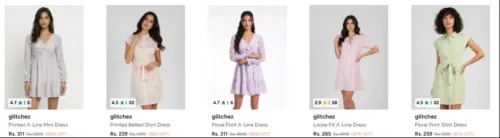Image of Glitchez women's dresses up to 88% Discount 