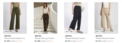 Image of Glitchez women's trousers up to 87% Discount 