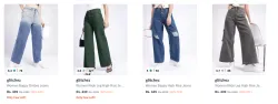 Glitchez Womens Jeans at minimum 80% Discount