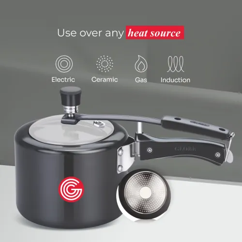 Image of globe Brio Induction Base Hard Anodized Pressure Cooker 2 Liter