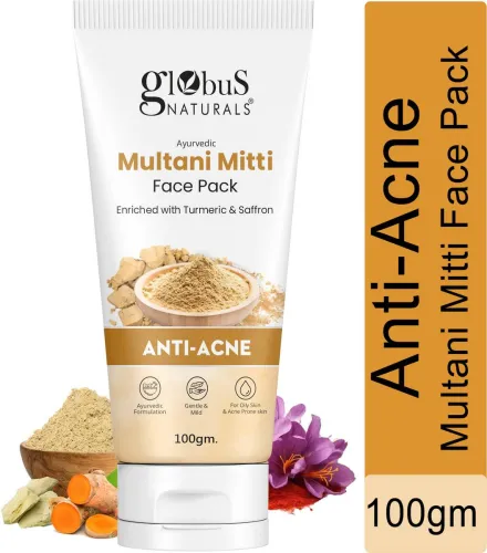 Image of Globus Naturals Anti Acne Multani Mitti Face Pack  (100 g)