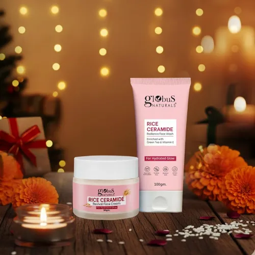 Image of Globus Naturals Rice Ceramide Combo For Korean Glass Skin, So2