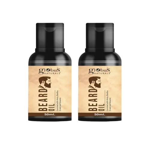 Image of Globus naturals Set of 2 Beard oil 100ml