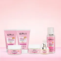 Globus Naturals Rice Ceramide Peel-Off Mask 75g + Face Cream 50g