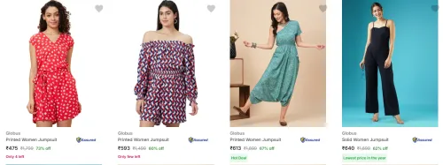 Image of Globus Women's Jumpsuits at minimum 60% Discount