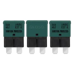 Gloso 6A auto-reset low profile breakers