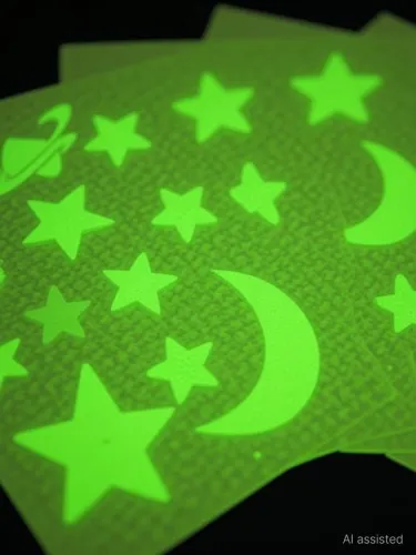 Image of Glow in the Dark Wall & Roof Sticker 30cm * Pack of 400