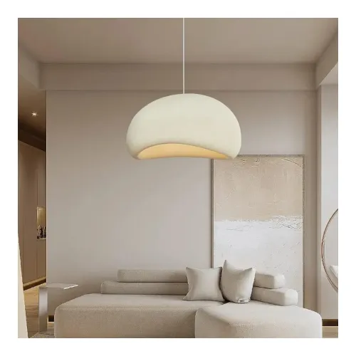 Image of Glowave® Wabi Sabi 300mm White Resin Pendant Hanging Light Ceiling Lamp