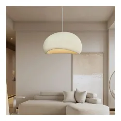 Glowave® Wabi Sabi 300mm White Resin Pendant Hanging Light Ceiling Lamp
