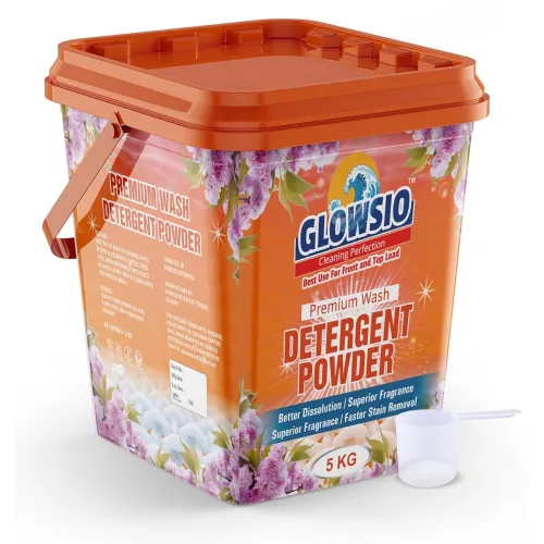 Image of Glowsio Matic Detergent Powder 5 Kg | Premium Wash | Non-Toxic | safe for hands | Suitable for Top load and Front Load m