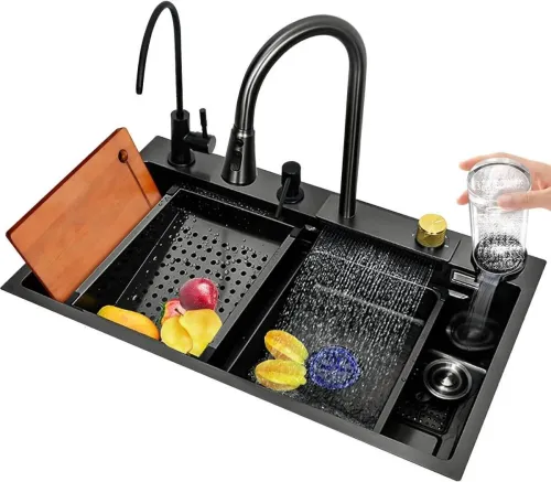 Image of GLOXY Nano Stainless Steel Handmade Kitchen Sink