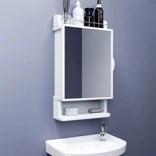 Image of GLOXY Wall-Mount Bathroom Mirror Cabinet