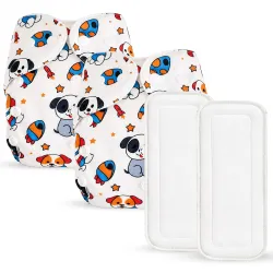 GLUN® Baby Cloth Nappy, Reusable & Washable Pocket Style Diaper with Adjustable