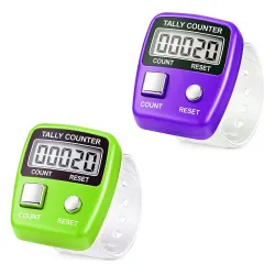 GLUN Electronic Digital Finger Counter (Pack of 2)
