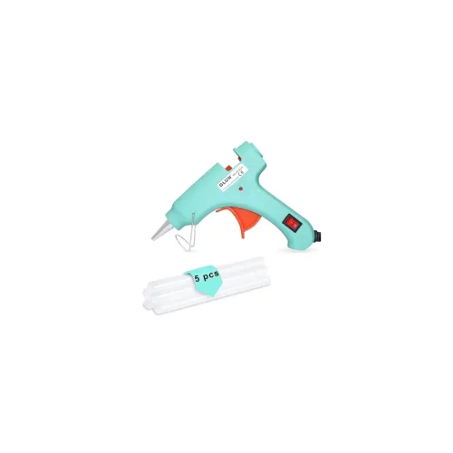 Image of GLUN® Glue Gun with 5 Piece 7mm Transparent Glue Sticks