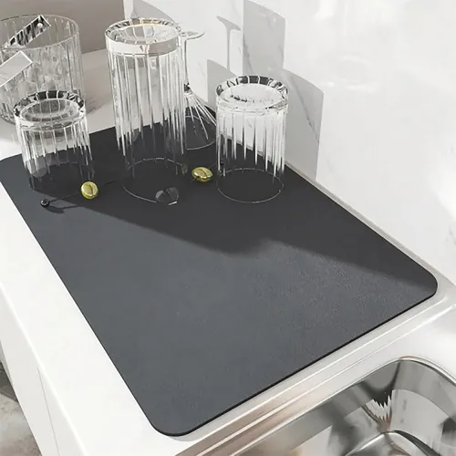 Image of GLUN Large Highly Absorbent Dish Drying Mat (30 x 40 cm)