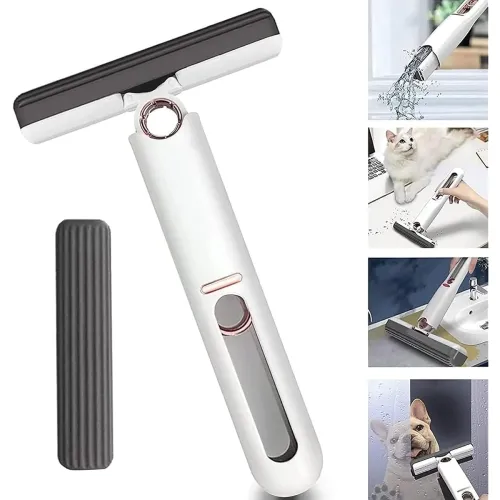 Image of GLUN® Mini Mop Wiper with Super Soft Folding Sponge, Strong Absorbent Magic Wiper for Kitchen, Window, Wall Cleaner and 