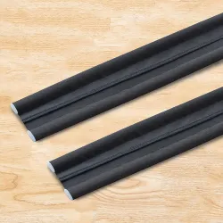 GLUN® Multipurpose Door Gap Filler 39 inch Bottom Sealing Strip for Insects, Dust/Water Proof Noise Cancellation and Cooling Leakage Protection (Large, 2)