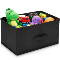 GLUN® Pack of 1 Black Foldable Storage