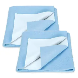 GLUN® Quick Dry Absorbent Baby Bed Sheet for Mattress Protector