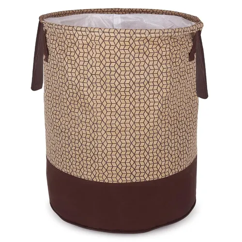 Image of GLUN® Round Printed Laundry Bag Pack Of 1
