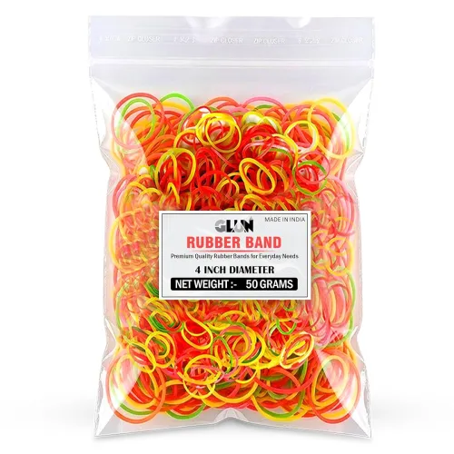 Image of GLUN® Rubber Band 4 Inches 50 Gram For Multipurpose