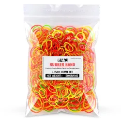 GLUN® Rubber Band 4 Inches 50 Gram For Multipurpose