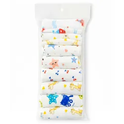GLUN® Soft Premium Baby Washcloth Po8