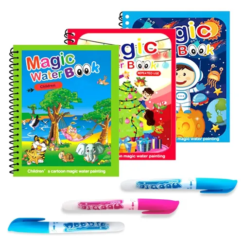 Image of GLUN® Water Magic Book Random Theme C1 (Pack of 3)