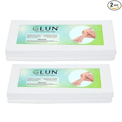 Image of GLUN® Wax Strips for Smooth Skin Without Wax, 140 Pieces