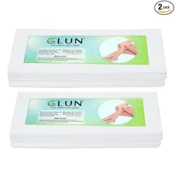 GLUN® Wax Strips for Smooth Skin Without Wax, 140 Pieces
