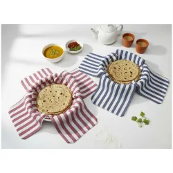 Glus Cotton Roti Cloth Wrap for Casserole Double Layer Chapati Cover Roti Rumal