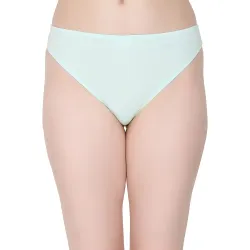 Glus Women Cotton Invisible No Show Thong