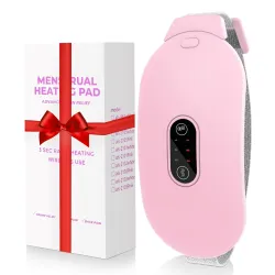 Glyduny Wireless Heating Pad Period Cramp Massager Portable Thermal