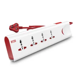 GM 3060 Extension Board 10Amp Output 250 Volts with 2 Mtr Extension Cord & Surge Protector