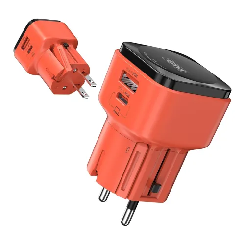 Image of GM Travelease Lite 45Watt Type C & A Universal Travel Adapter