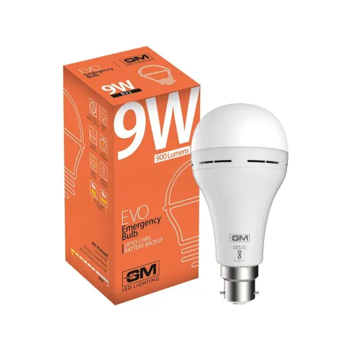 Image of GM Evo 9W LED Emergency Inverter Bulb (Pack of 1)