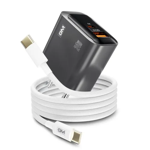 Image of GM G+ 24W Dual Tone PD Adapter with 60W USB-C to USB-C Cable