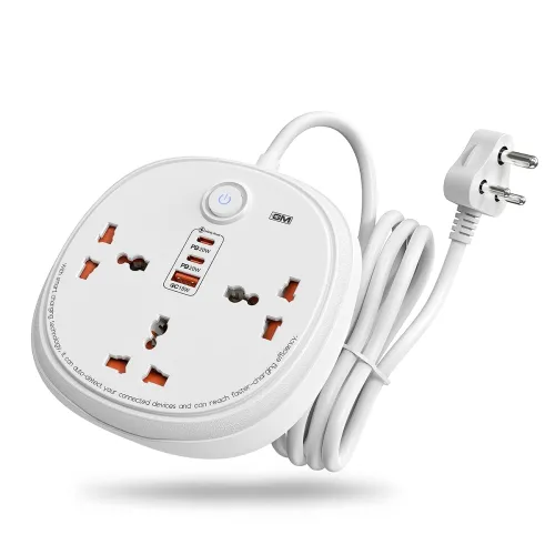 Image of GM G+ 6-in-1 Power Strip | 20W + 20W + 18W Independent Fast Charging