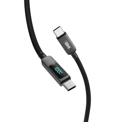 GM G+ PD 100W Data CC Cable,Type-C to Type-C Fast Charging Cord