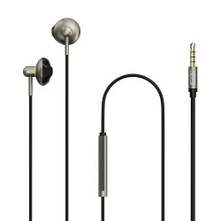 GM G+ Wired Earphone 14mm Dynamic Drivers|Built-in Mic|Stable|HD Calls,Half-in Ear Design,Inline Calling Microphone Volume Control Lightweight Design with TPE Wire |Multi-functional Controll...