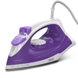 GM G-Swift Steam Iron 1250W with Dual Protection of Thermostat & Thermal FuseISelf Cleaning I 160ml Water Tank Vertical Steam Ironing | PTFE Non-Stick SoleplateIIndicator Light I 360 Degree....