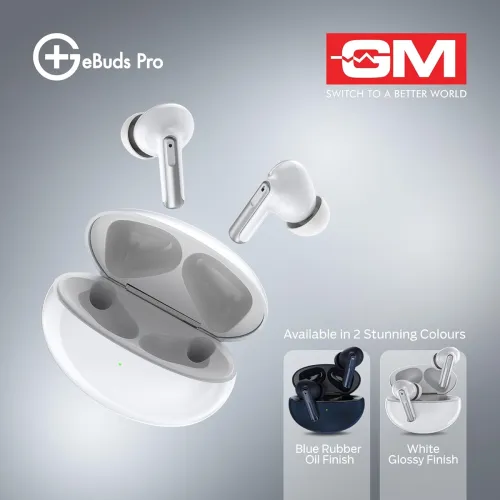Image of GM True Wireless Earbuds for Uncut Sound Quad-Mic Crystal Clear Calls