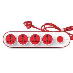 GM 10 Amp Extension Board with 2 Metre Heavy Duty Cord (4 Sockets)
