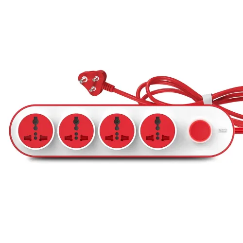Image of GM 10A Extension Board – 4Sockets, 2m Heavy Duty Cord, LED Indicator