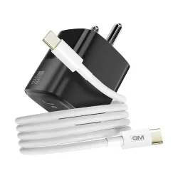 GM G+ 25W GaN Charger with 60W USB-C Cable