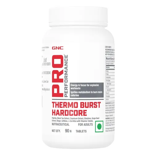 Image of GNC Thermo Burst Hardcore Fat Burner – 90 Tablets | Energy & Metabolism Boost