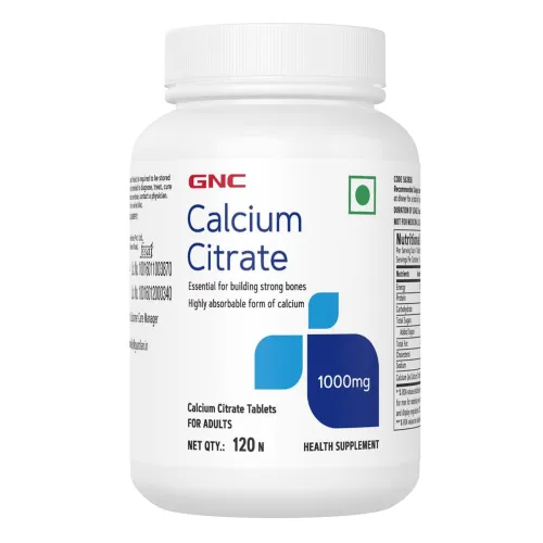 Image of GNC Calcium Citrate 1000mg | 120 Veg Tablets | Most Absorbable Calcium | Improves Bone Strength & Density | Combats Age-