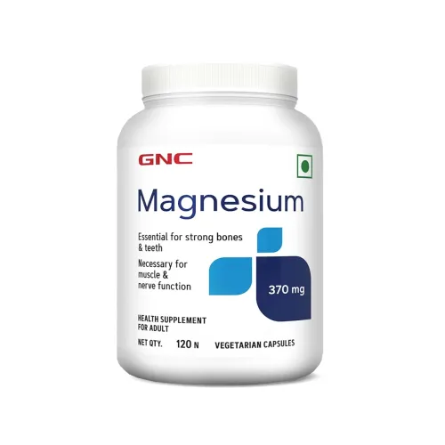 Image of GNC Magnesium 370mg | 120 Veg Capsules | For Bone Strength